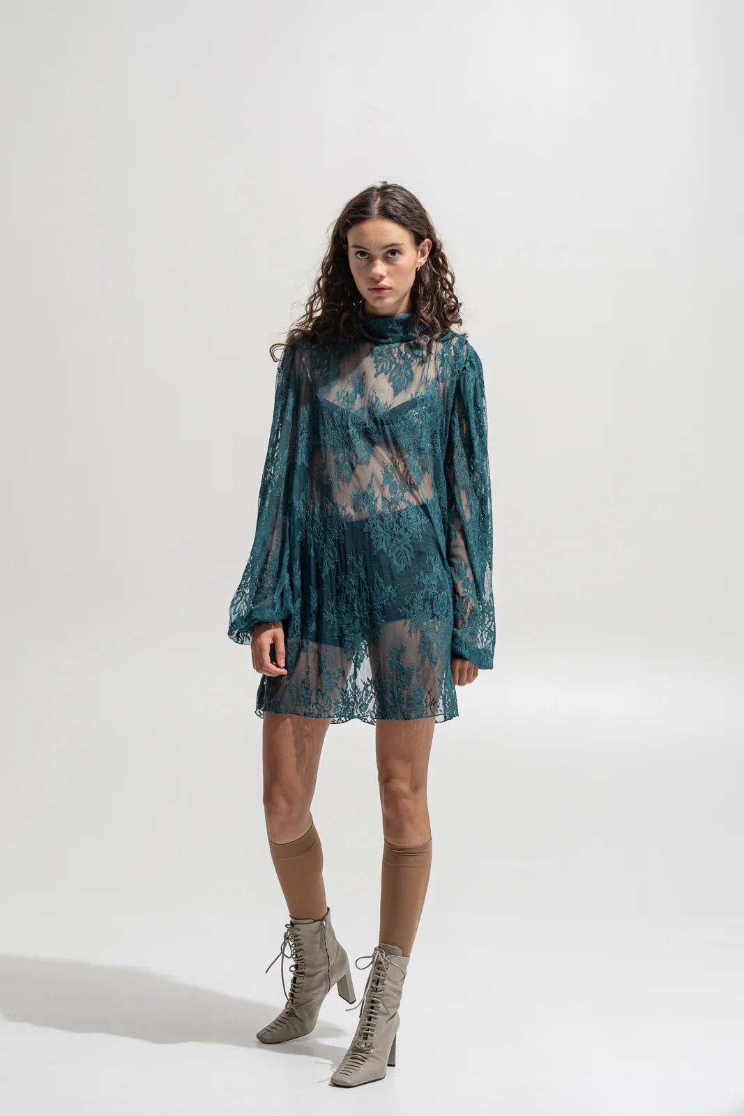 Kai Top Dress Teal Blue - Image 2