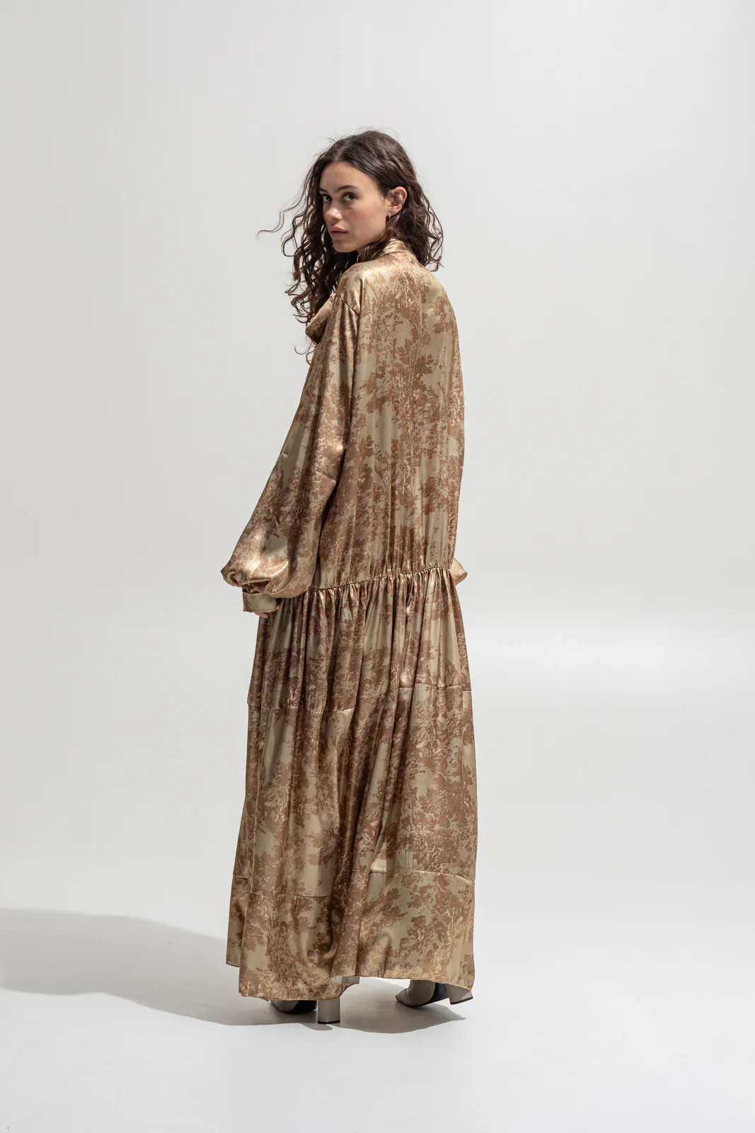 Mahala Dress Printed Sage Green