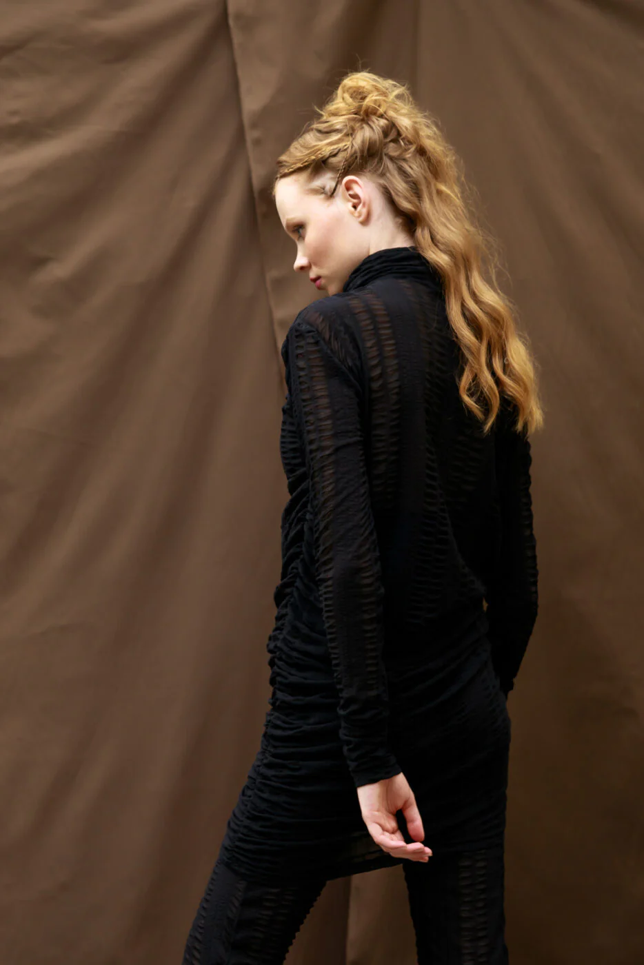 Mona turtleneck top black - Image 5