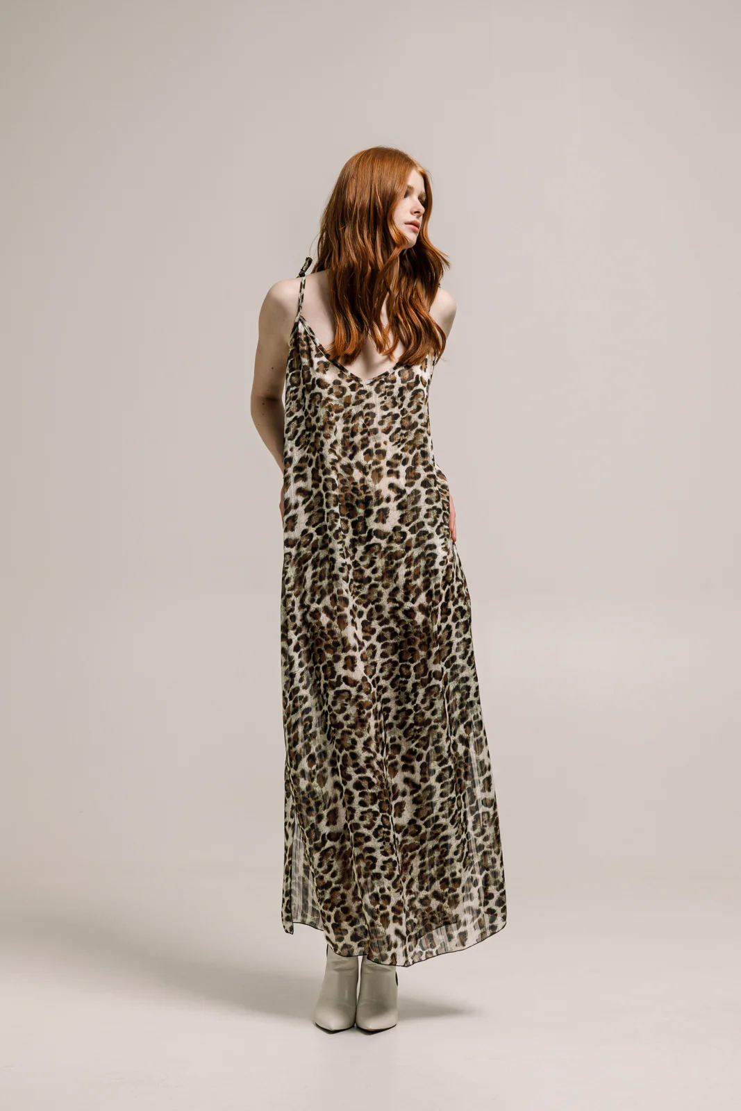 Tarlo Dress Printed Aqua Blue