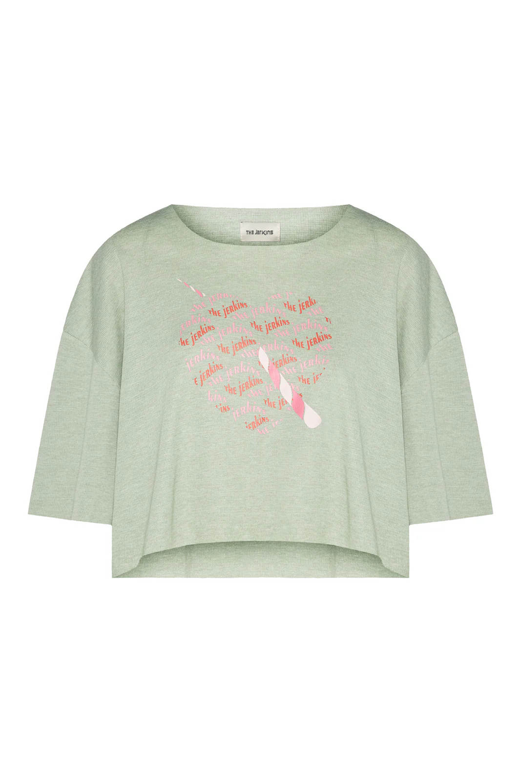 Nita Cropped T-Shirt Mint - Image 2