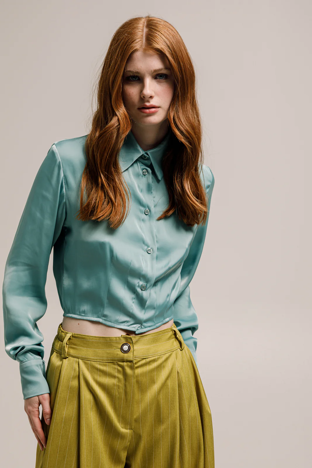 Uba Shirt Aqua Green