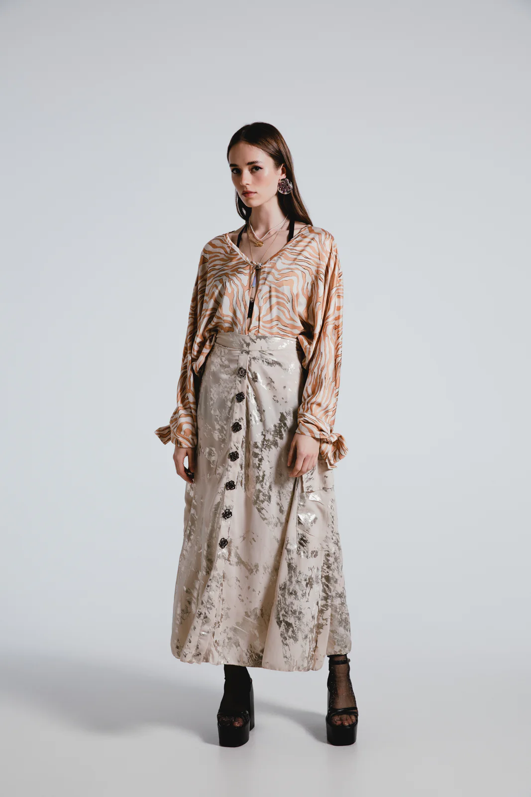 Wapeka Cargo Skirt Vanilla